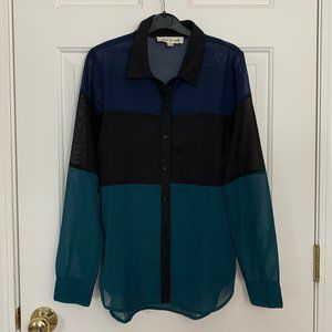 Striped Sheer Blouse